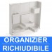 Organizer Pieghevole Con 8 Scomparti Removibili Materiale ABS Mod: JK-21196 Organizer Pieghevole Con 8 Scomparti Removibili Materiale ABS Mod: JK-21196